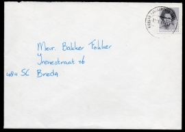 Cover met RIJDEND POSTKANTOOR ZALTBOMMEL stempel.