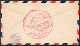FIRST FLIGHT F.A.M. 14. HONOLULU TO TOKYO, JAPAN 26 SEPTEMBER 1947.