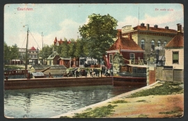 ZAANDAM, De oude sluis. Ongelopen kaart.