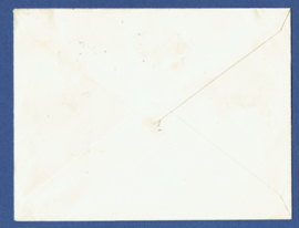 Firma cover 's GRAVENHAGE 1937 van 's GRAVENHAGE naar Duitsland.