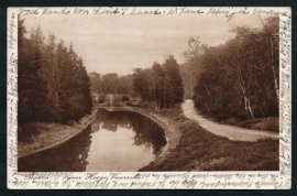 BAARN, Vijver Hooge Vuursche. Gelopen kaart.