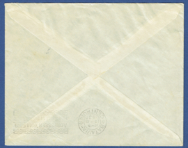 500e VLUCHT NAAR NED. INDIË. 13 NOV. 1937. Rotterdam-Batavia.