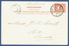 TERNEUZEN, Een Schipbreuk in de Westhaven te Terneuzen. Gelopen kaart.