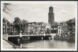 ZWOLLE, Nieuwe Haven met Peperbus. Ongelopen kaart.