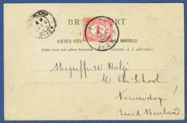 TERNEUZEN, Noordstraat. Gelopen kaart.