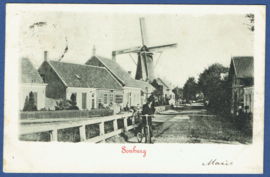 SOUBURG. Gelopen kaart.