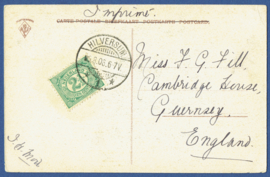 HILVERSUM 1. Op ak Rembrand jubileum 1606-1906 naar Engeland.