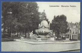 LEEUWARDEN, Mercurius Fontein. Ongelopen kaart.