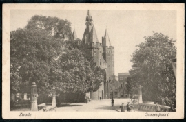 ZWOLLE, Sassenpoort. Gelopen kaart.