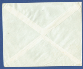 Firma cover AMSTERDAM 1947 van AMSTERDAM naar Herdecke, Duitsland.
