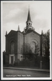 HAAKSBERGEN, Ned. Herv. Kerk.  Ongelopen kaart.