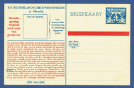 Spoorwegbriefkaart: NS252 c