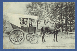 WALCHEREN, Boeren - veerenwagen. Ongelopen kaart.