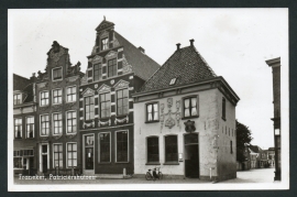 FRANEKER, Patriciërshuizen. Ongelopen kaart.