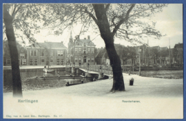HARLINGEN, Noorderhaven. Ongelopen kaart.