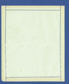 Postblad G 4 met grootrondstempel AMSTERDAM. Lokaal.