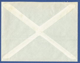 Firma cover GRONINGEN 1936 van GRONINGEN naar Flensburg, Duitsland.