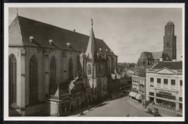 ZWOLLE, Groote of St. Michaelkerk - Hoofdwacht. Ongelopen kaart.