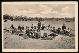 BUSSUM, Zandzee Bussums-Bloei. Gelopen kaart.