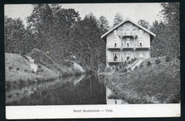 VELP, Hotel Beekhuizen. Gelopen kaart.