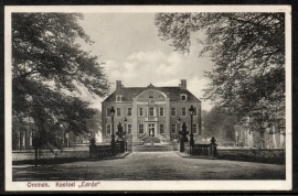 OMMEN, Kasteel Eerde. Gelopen kaart.