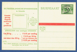 Spoorwegbriefkaart: NS263 a