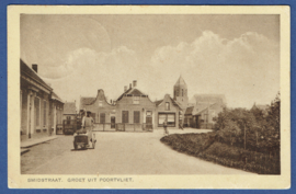 POORTVLIET, Smidstraat. Groet uit Poortvliet. Gelopen kaart.