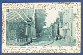 MONNIKENDAM, Kerkstraat. Gelopen kaart.