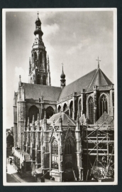 BREDA, O.L. Vr. Kerk. Gelopen kaart.