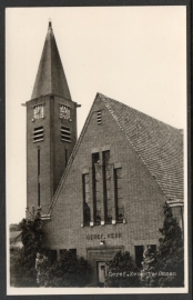 OMMEN, Geref. Kerk te Ommen. Ongelopen kaart.