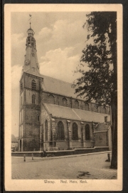 WEESP, Ned. Herv. Kerk. Ongelopen Kaart.