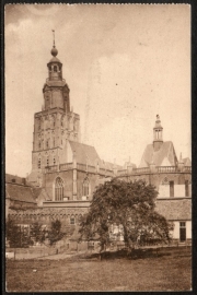 ZUTPHEN, Sint Walburgskerk. Ongelopen kaart.