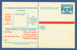 Spoorwegbriefkaart: NS252 a