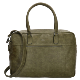 Charm London Laptoptas 15,6" Farringdon Olijfgroen