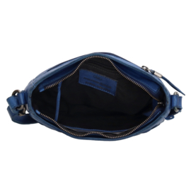 Micmacbags Schoudertas Artisan Kobalt Blauw