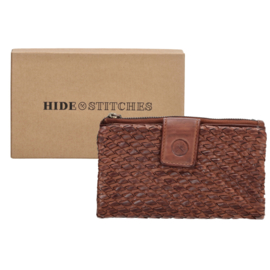 Hide & Stitches Portemonnee Atlas Cognac