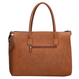 Charm London Laptoptas Bromley 15.6 inch Cognac