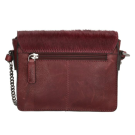 Micmacbags Schoudertasje Mendoza Bordeaux Rood