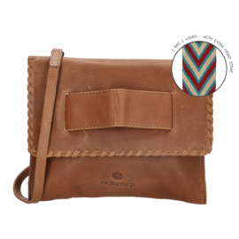 Micmacbags Clutch/Avondtasje Friendship Bruin