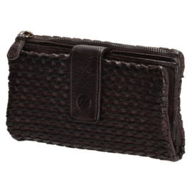 Hide & Stitches Portemonnee / Clutch Atlas Donkerbruin