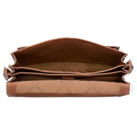 Chesterfield Aktetas A4 Mario Cognac
