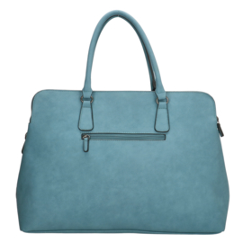 Charm London Laptoptas Bromley 15.6 inch Jeansblauw