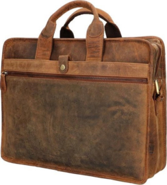 Rat Pack Hand Messenger Schoudertas 15.6'' Bogart Bruin