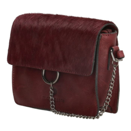 Micmacbags Schoudertasje Mendoza Bordeaux Rood