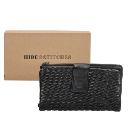 Hide & Stitches Portemonnee / Clutch Atlas Zwart