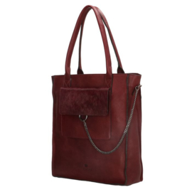 Micmacbags Shopper Mendoza Bordeaux Rood