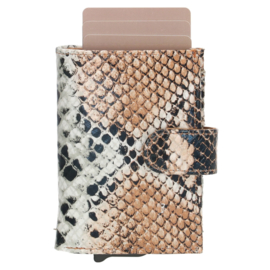 Charm Safety Wallet / Pasjeshouder Leer Taupe