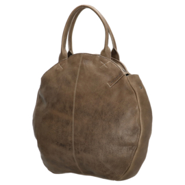 Micmacbags Shopper Côte d' Azur Donker Taupe