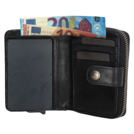 Micmacbags Safety Wallet Portemonnee Zwart