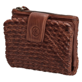 Hide & Stitches Portemonnee Atlas Cognac